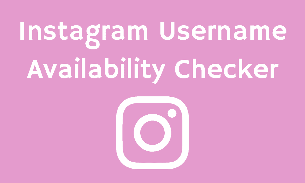 Instagram Username Availability Checker thumbnail
